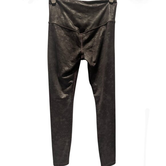 Athleta Elation Ultra High-Rise Misty Lace Tight Leggings, black and silver, XS - Picture 2 of 5